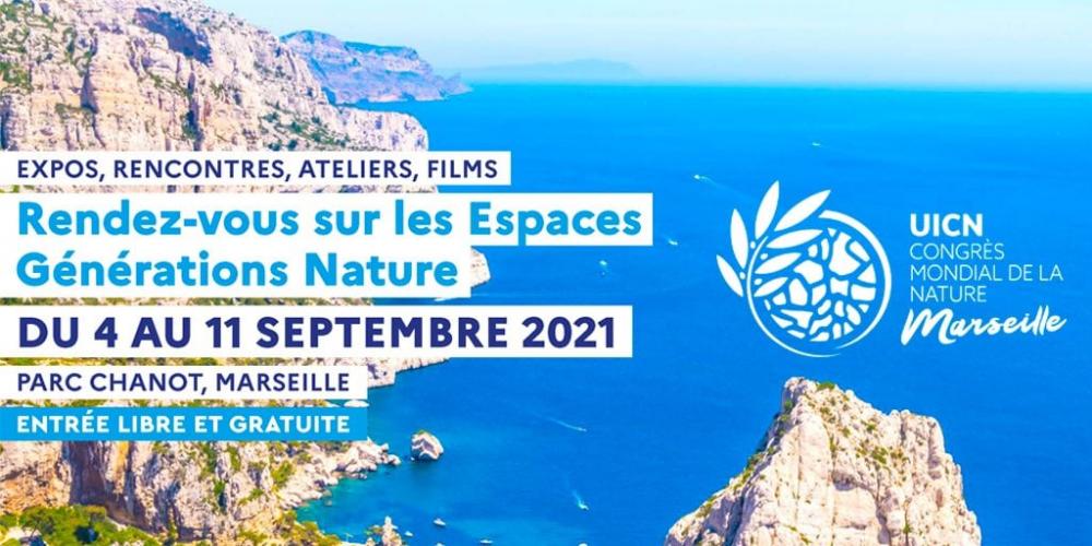 Le MIO vous donne rendez-vous à partir du 4 septembre 2021 au Congrés mondial de la nature, Parc Chanot à Marseille ! 