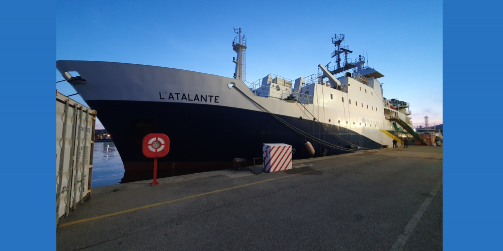 BioSWOT-Med blog: First visit to the R/V Atalante