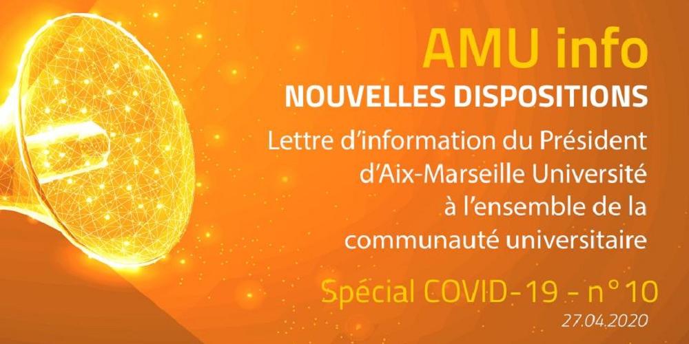 AMU Info - spécial COVID19 - N°10