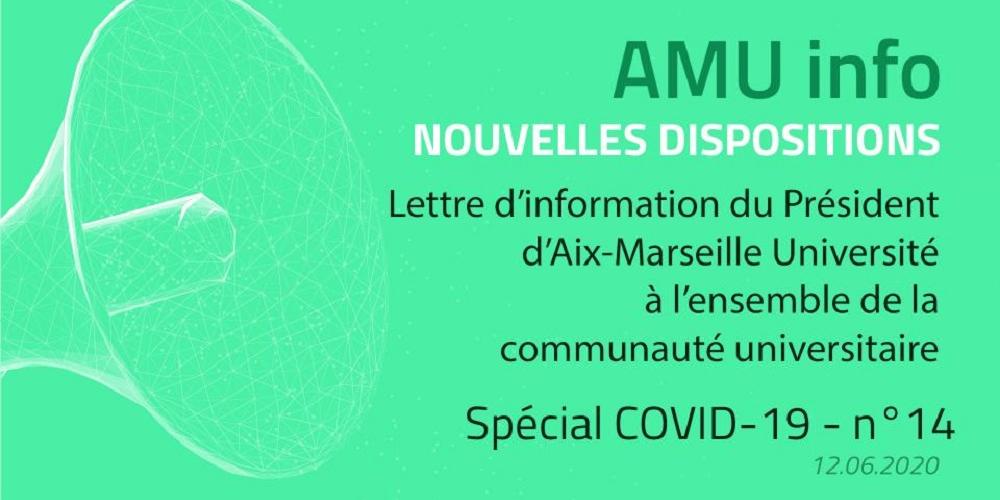 AMU Info n°14 - COVID-19