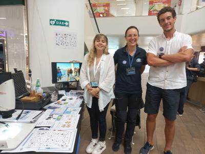 Daniela Banaru, Inès Ricard et Clément Lemoine.