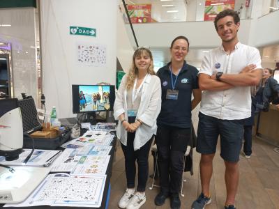 Daniela Banaru, Inès Ricard et Clément Lemoine.